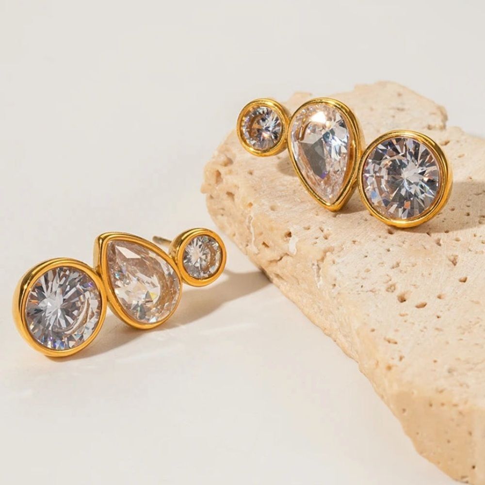 Statement drop earrings A1163